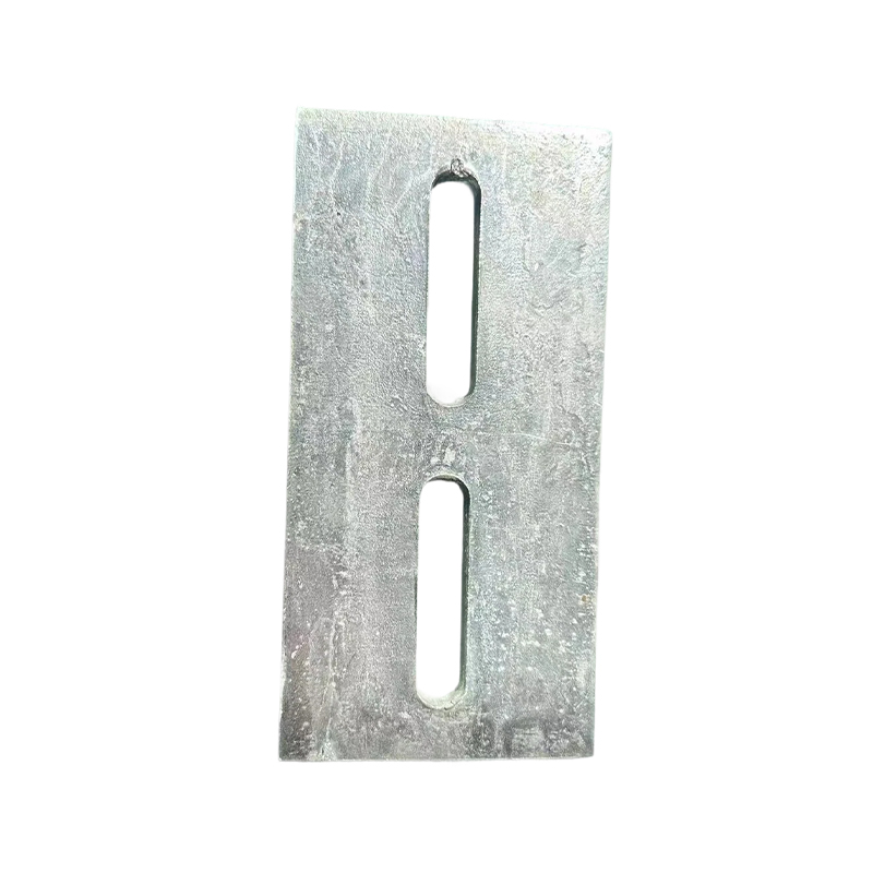 How does embedded plate improve the overall aesthetics of the curtain wall system?